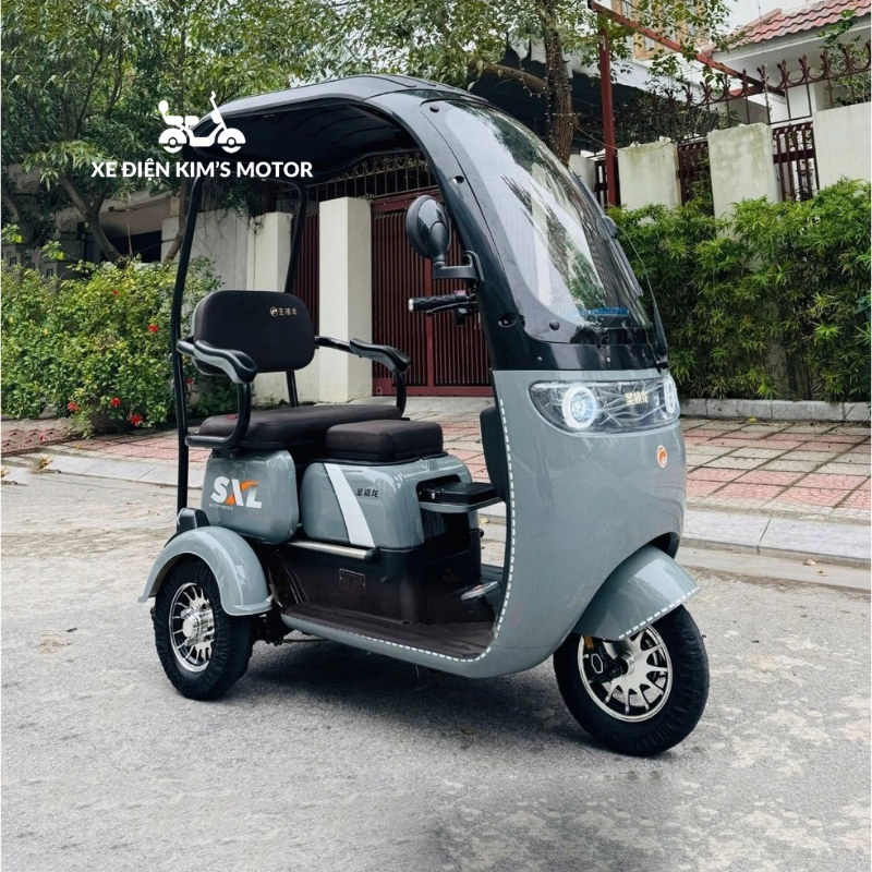 Xe điện 3 bánh có mái che Thanh Hóa