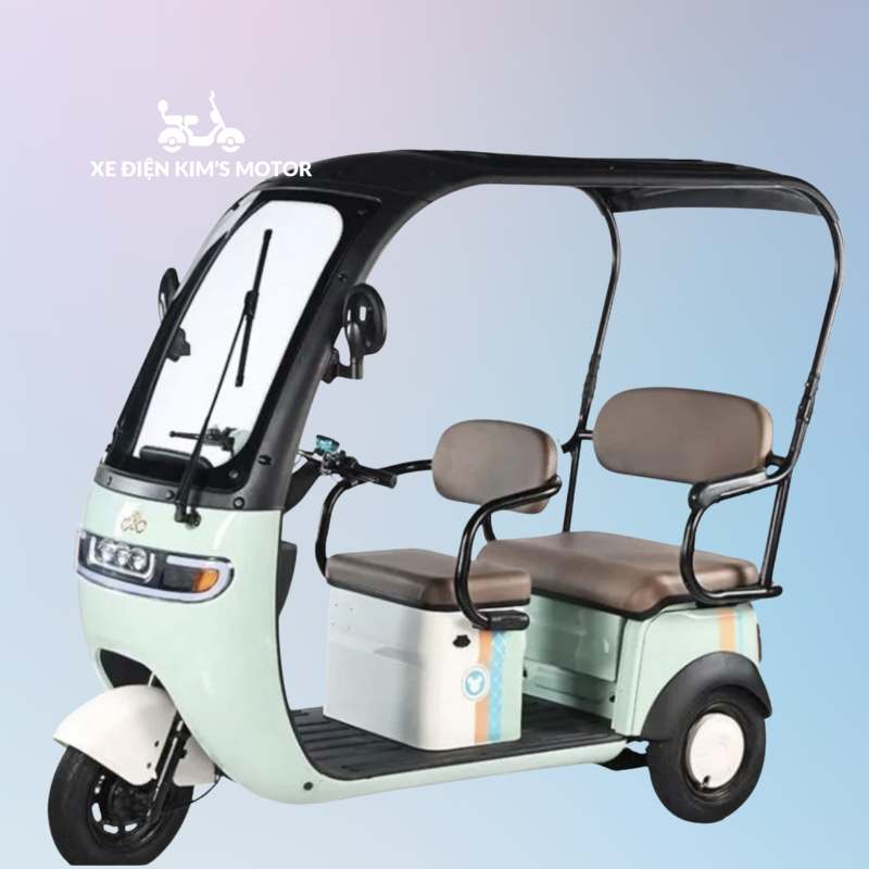 Xe điện 3 bánh có mái che Phú Thọ