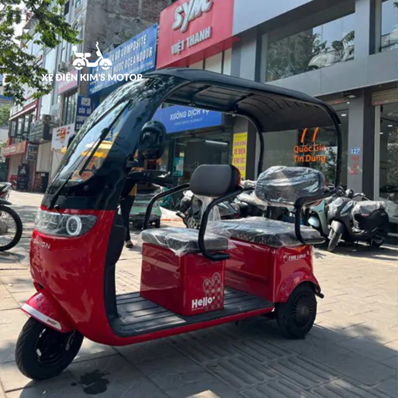 Xe điện 3 bánh có mái che Nam Định