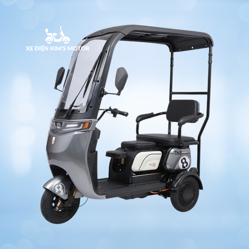 Xe điện 3 bánh có mái che Phú Thọ