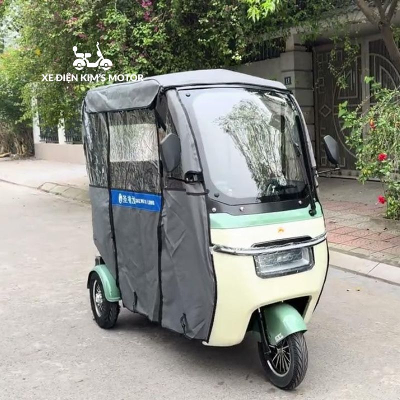 Xe điện 3 bánh có mái che Khánh Hòa