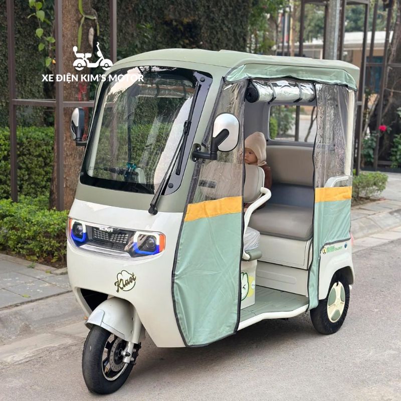 Xe điện 3 bánh có mái che Quảng Trị Xe điện 3 bánh có mái che Quảng Trị
