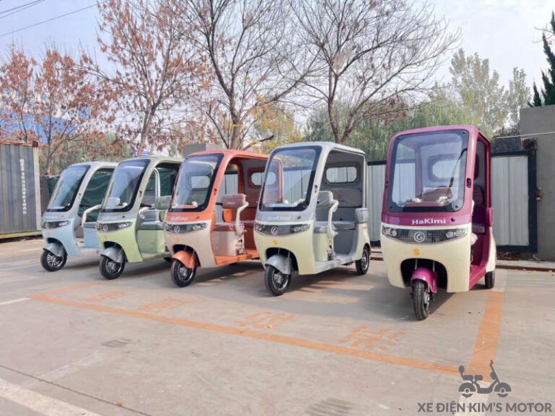 Xe điện 3 bánh có mái che Tuyên Quang