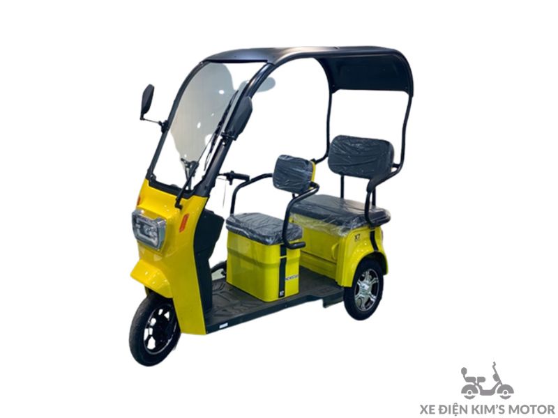 xe điện 3 bánh có mái che Vĩnh Long