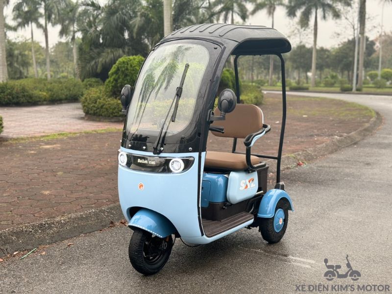 xe điện 3 bánh có mái che Vĩnh Long
