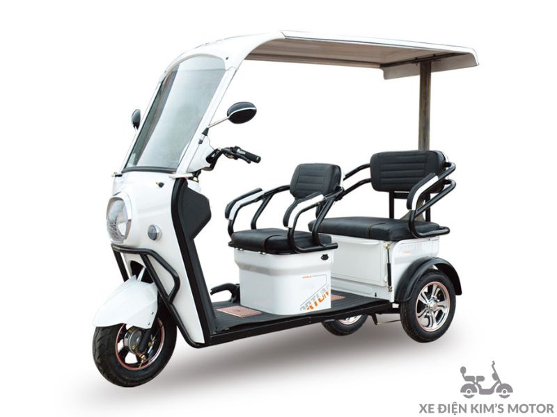 xe điện 3 bánh có mái che Vĩnh Long