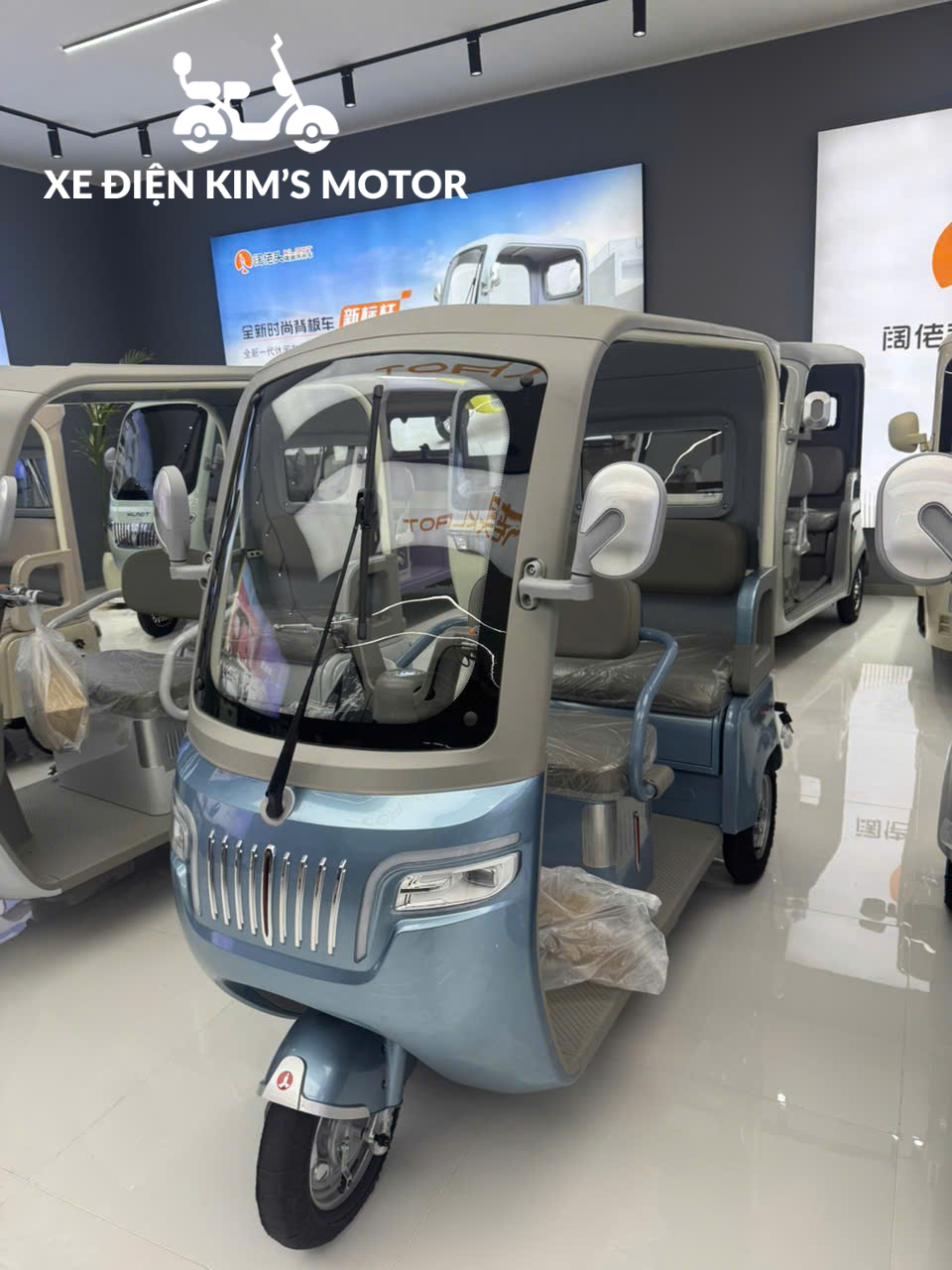 xe điện 3 bánh mái che KalaoT M7 PRO